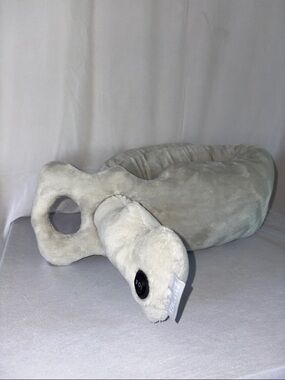 Homedics Plush Neck Pillow in Light Gray